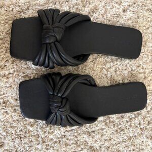 Open Edit Lilah Slide Knot Sandals